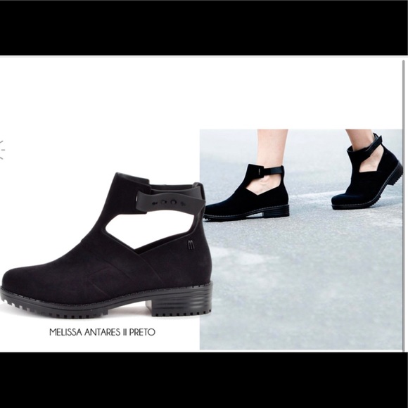 Melissa Shoes - Melissa Antares II Open Boot in Black